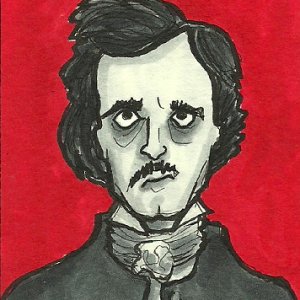 Edgar Allan Poe Cards for Deb's Swap